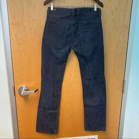 DIESEL  INDUSTRY Sz 28 Safado Jeans Button Fly Dark Wash Jeans - Picture 4 of 6